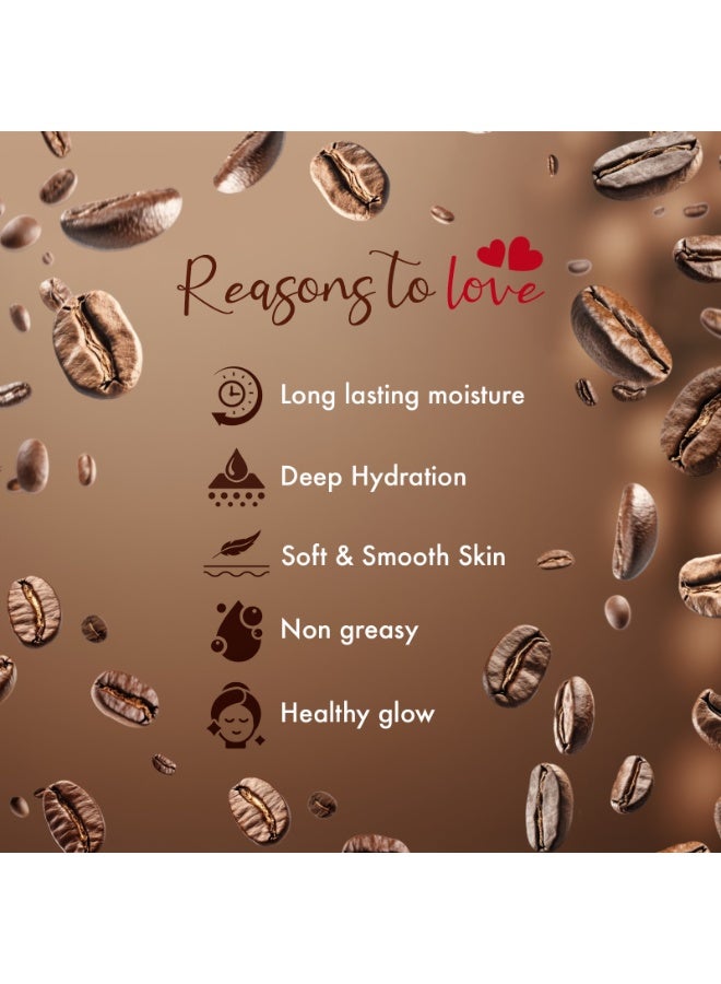 VCare V Care Delight Coffee Latte Body Lotion 1L - Deep Moisturizing, Non-Greasy & Fast Absorbing, Gourmand Fragrance - Image 4